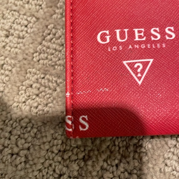 Guess Red Logo Wristlet - Picture 6 of 6